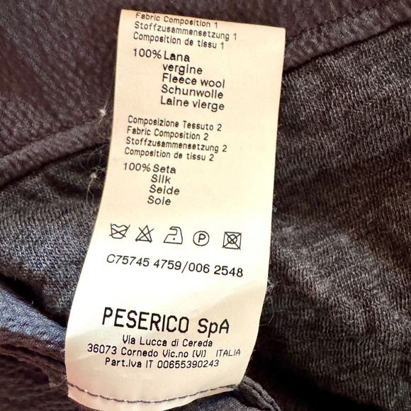 Peserico‎ Womens Tunic Top Size 46 US M Gray Sleeveless Wool Silk Italian Luxury - Picture 9 of 10